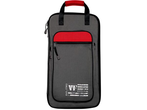 Porta Baquetas Gris c/Detalles en rojo Vic Firth